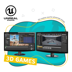 Unreal Engine 4. Игровой движок - КИБЕРшкола программирования для детей, компьютерные курсы для школьников, начинающих и подростков - KIBERone г. Новочебоксарск