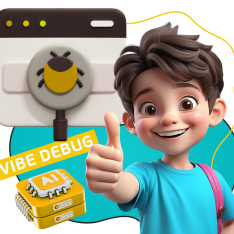 Тестирование & Vibe Debug. Охотники за багами - КИБЕРшкола программирования для детей, компьютерные курсы для школьников, начинающих и подростков - KIBERone г. Новочебоксарск