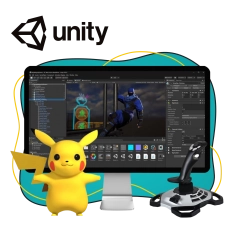 Мир игр на Unity 2D на популярном движке + AI-помощники - КИБЕРшкола программирования для детей, компьютерные курсы для школьников, начинающих и подростков - KIBERone г. Новочебоксарск
