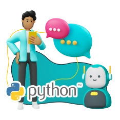 Умный чат-бот на Python на Telegram - КИБЕРшкола программирования для детей, компьютерные курсы для школьников, начинающих и подростков - KIBERone г. Новочебоксарск