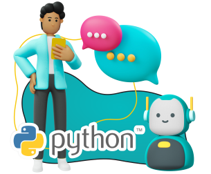 Умный чат-бот на Python - Школа программирования для детей, компьютерные курсы для школьников, начинающих и подростков - KIBERone г. Новочебоксарск